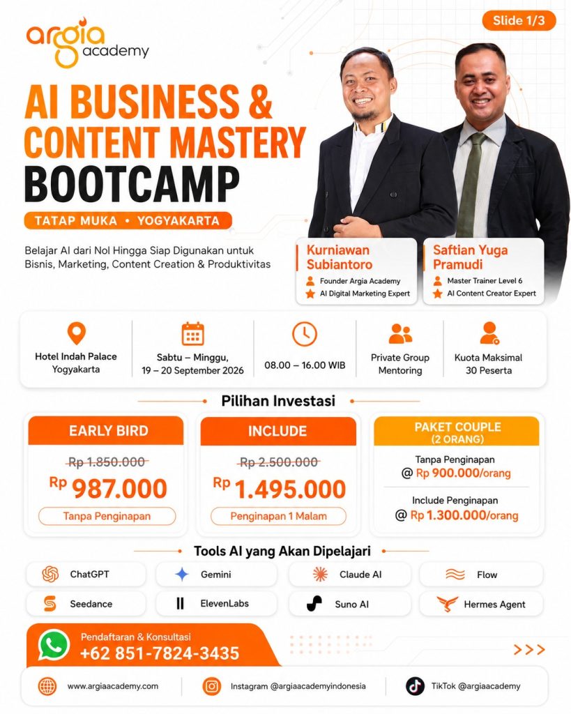 AI Business & Content Mastery Bootcamp – Yogyakarta