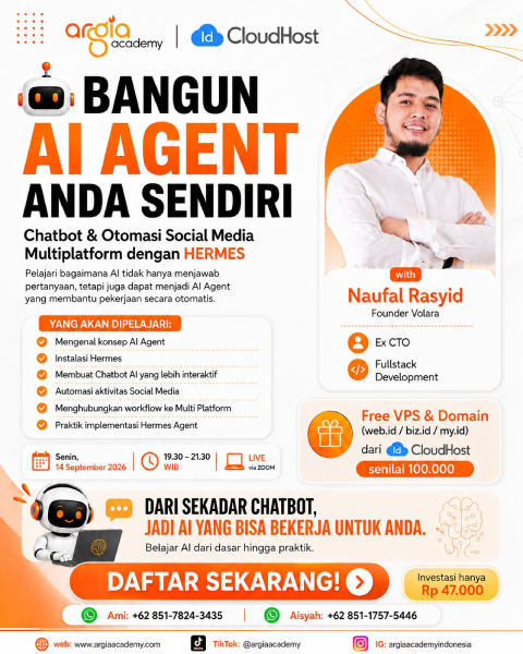 Poster Bangun AI Agent Anda Sendiri