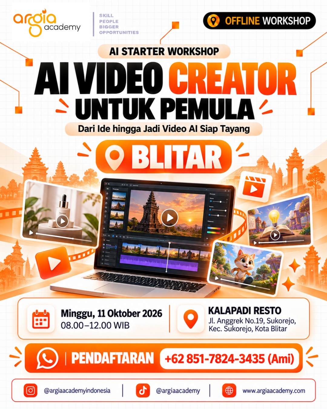 Poster tanggal dan lokasi